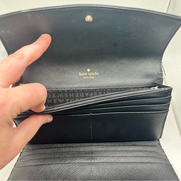 Kate Spade Black Clutch Wallet - Picture 6 of 10